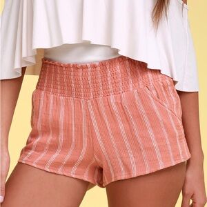 Billabong Waves for Days Terracotta Striped Shorts